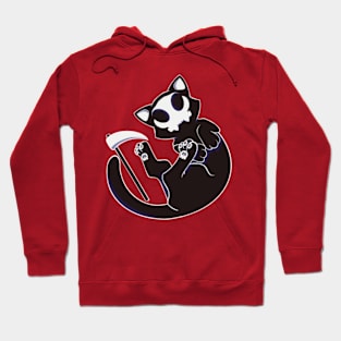 Doom Cat, the Spooky Grim Reaper Hoodie